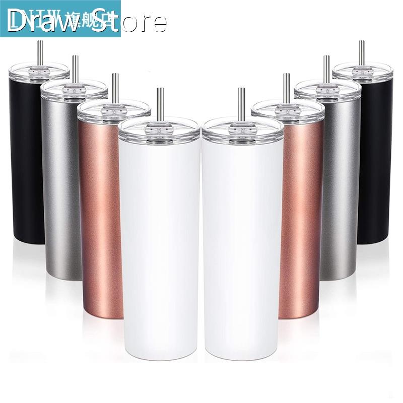 20oz Stainless Steel Skinny Tumbler Double Wall Vacuum Insu