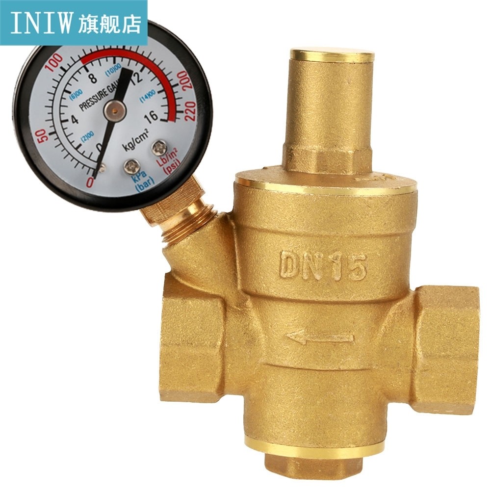 dn15 brass adjustable water pressure regulator reducer with