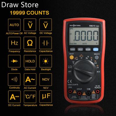 Digital Multimeter RM219 19999 Counts Auto Range Multimeters