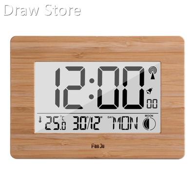 Digital Wall Alarm Clock Time Temperature Calendar Desktop C
