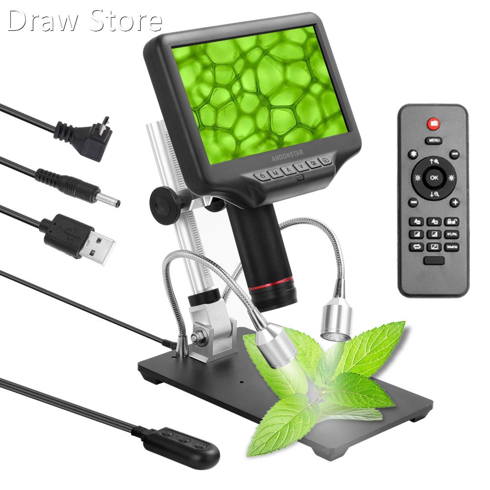 Andonstar AD407 7 Inch Screen 3D Digital Microscope 270X 108