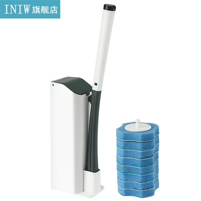 RecabLeght Disposable Toilet Brush Set Handheld Cleaning Toi