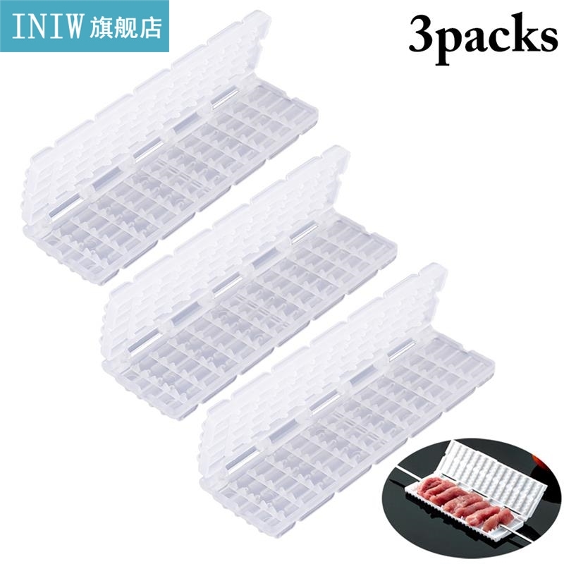 3Pcs/Set BBQ Skewer Maker Creative Multifunctional R