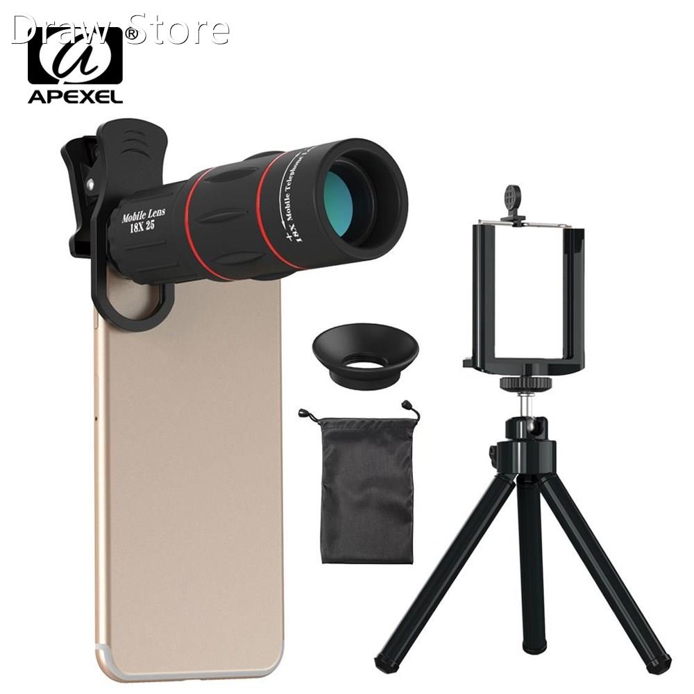 APEXEL 18X Telescope Zoom lens Monocular Mobile Phone camera