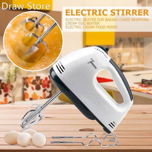 Handheld Electric Cake Mixer 7 Speed Electric Egg Beater Bak