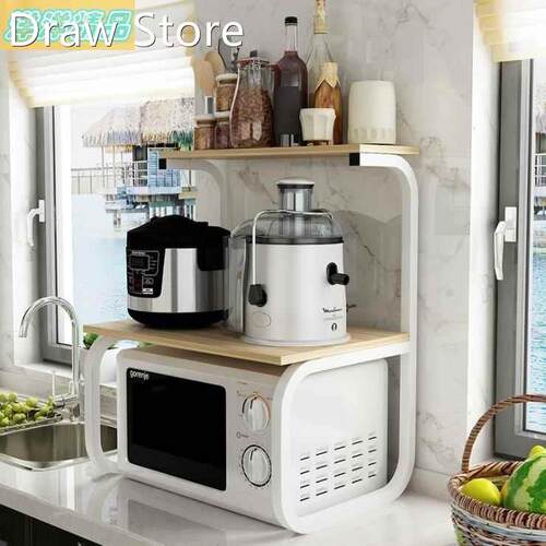 kitchen shelf microwave oven oven stand rice cooker