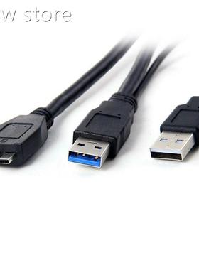 Neaw USB 3.0 A Y USB 2.0 alem to Micro B d1ata cle,b with po