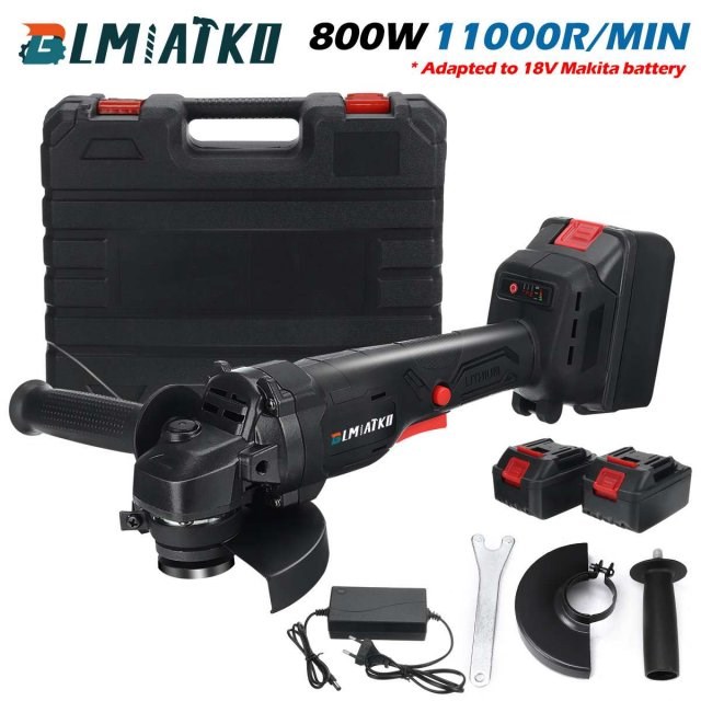 388V 1800W 125mm 100mm 3 Speed Brushless Impact Angle Grinde