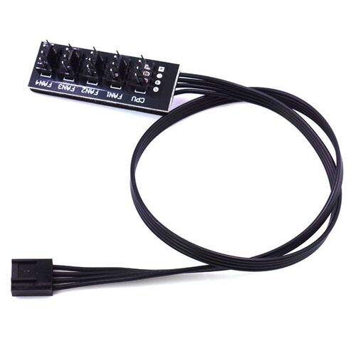 1 to 5 4-Pin TX4 PWM CPU Cooler Case Splitter 3/4pin PWM Cha