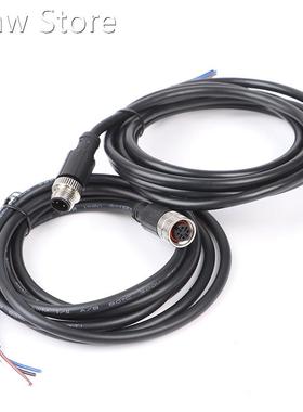 M12 Sensor Connector Cable Double Head Male Female 2m Wire W