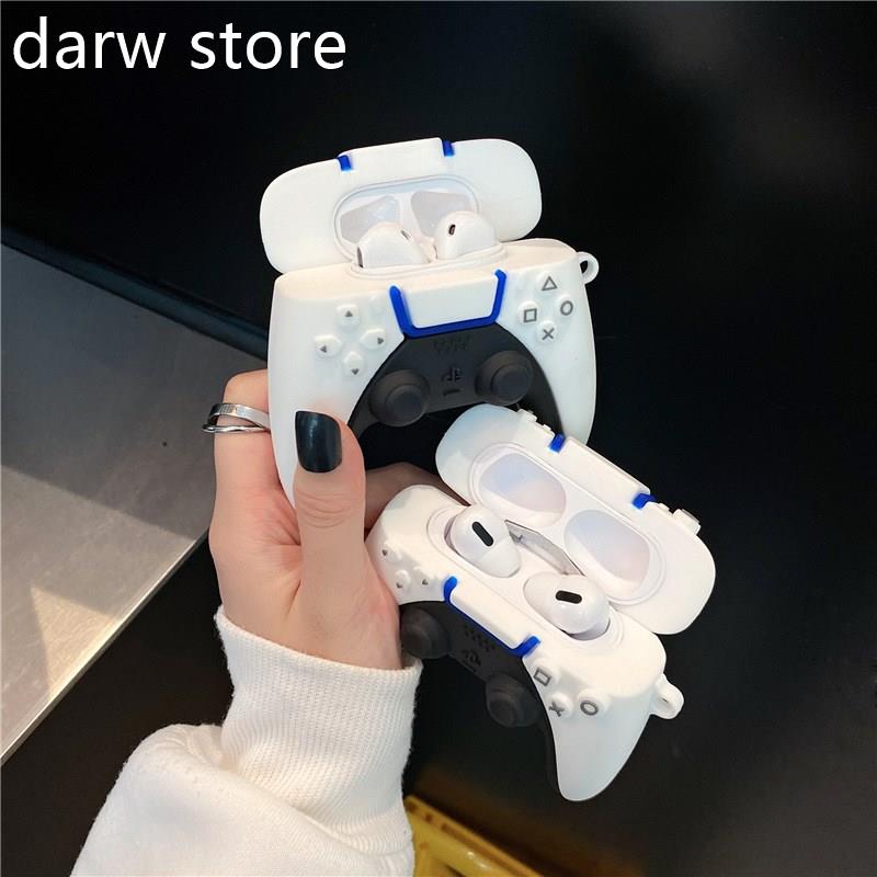 3D PS gamepad gameboy  case for Airpod s1 2 3 Pr5oEar1phone