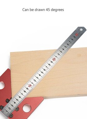 45 Degree Angle Scribe Round Centerline Scribe Wood Ruled Ca