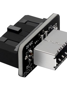 USB3.0 19P/20P to TYPE-E 90 Degree Converter Adapter Chassis