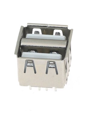 Double Layer Type A USB 2.0 Female diy 8Pin DIP 10.5mm usb i
