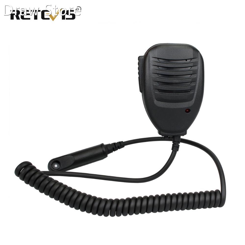 High Impact Plastic PTT Speaker Microphone LED Indicator Wi