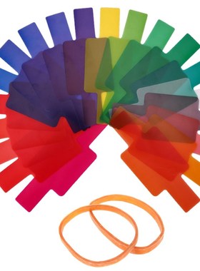 20pcs Flash Speedlite Color Photographic Gels Filters for Ca