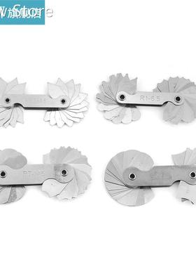 4pcs Stainless Steel Radius Fillet Gauge Measuring Tool R0.3