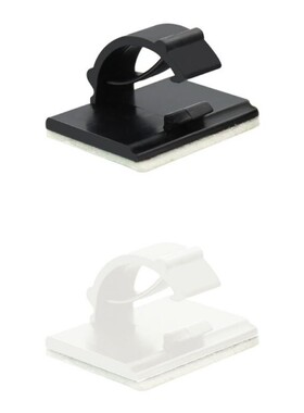 10PCS Cable Clamp Self Adhesive Wire Clip Organizer Manageme