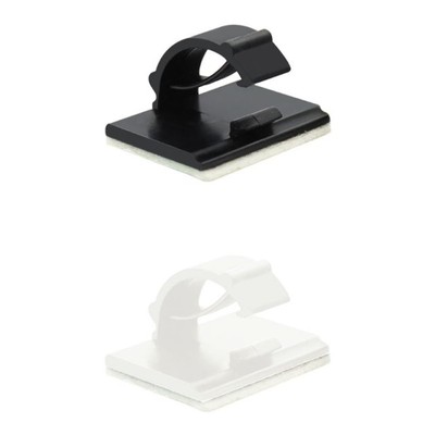 10PCS Cable Clamp Self Adhesive Wire Clip Organizer Manageme