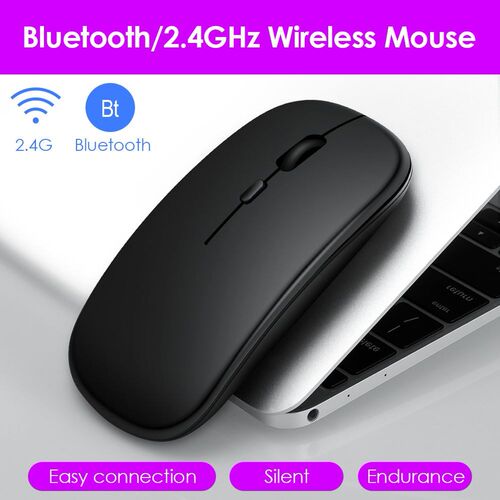 Rechargeable Optical Computer Mice Dual Mode Wireless Mouse