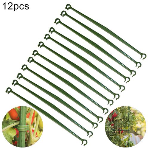 12Pcs Plant Vine Tomato Trellis Cage Connector Stake Arms Br