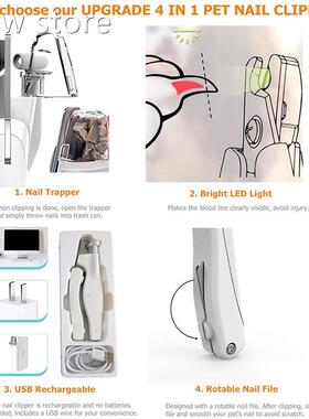Bnepaw Professional eLight Dg il Cliippers Fle USB Charg