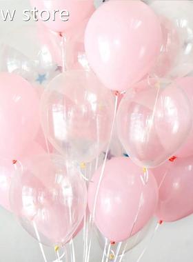 30Pcs/1loktW Pin lear hCite Round Ballons Transparent Balloo