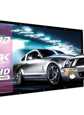 ALLOYSEED 60/72/84/100/120 inch 3D HD Wall Mounted Projectio