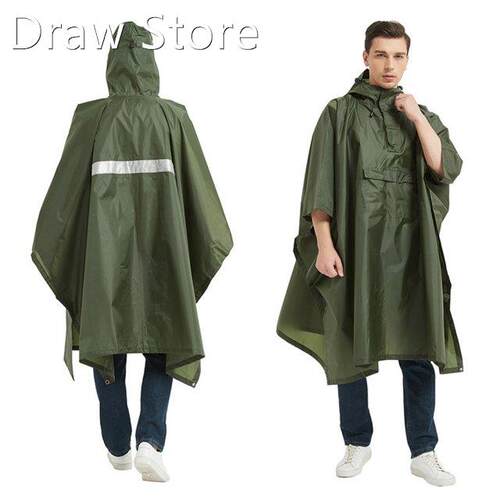 Men Women Rain Cape Raincoat Bicycle Raincoat Rain Coat Rain
