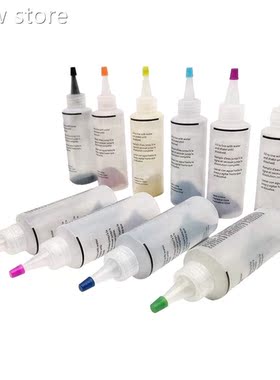 10 Bottleis Kit Muti PColor aDyes P1ermnent aint Te Dye Kit