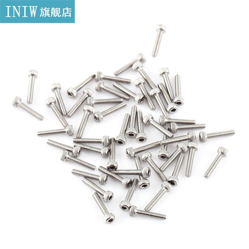 M2 Stainless Steel Allen Screws With Hex Nuts Washers Assort