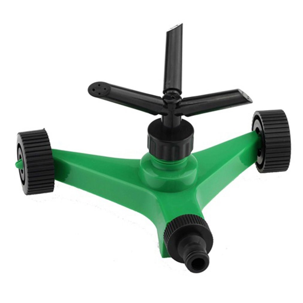 Three-适用于k sprinkler with wheels 360 degree Automatic Irr