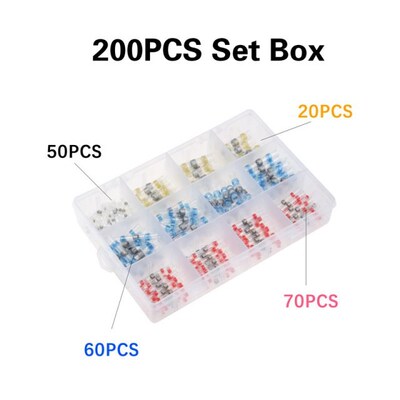 200Pcs Heat Shrink Sordering Terminals Waterproof Solder Sle