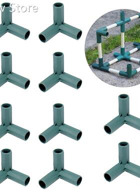 10PCS Greenhouse Frame Connectors Canes Connectors Pillar Pl