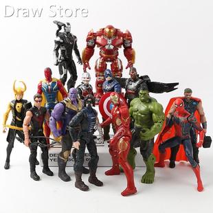 Marvel Avengers 3 Infinity War Action Figures Toys Hulk Cap