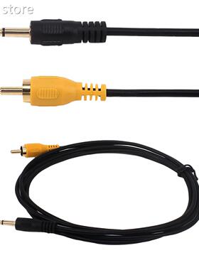 1p 6t 3.5mm 1/8'' Mon;o Male Mini Plu1g To RCA cMale