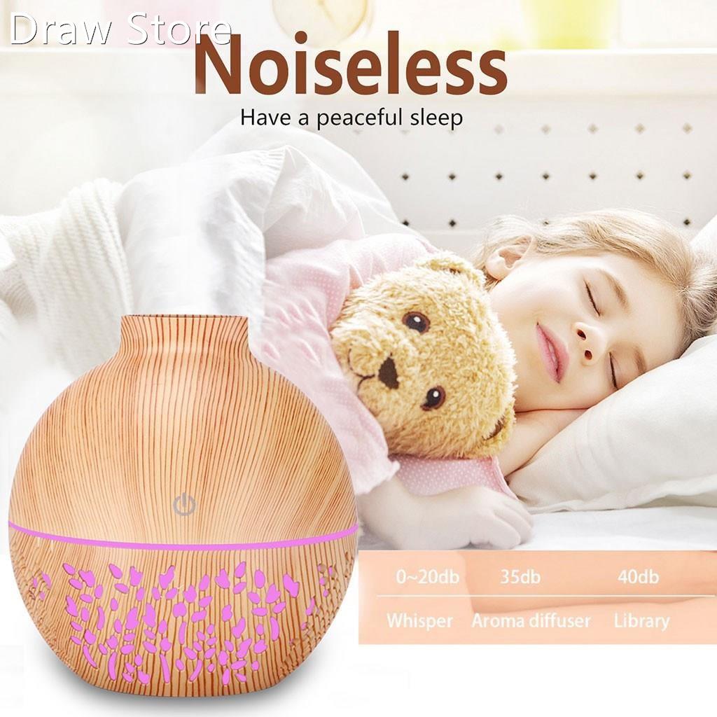 Ultrasonic Air Humidifier Aroma Essential Oil Diffuser With