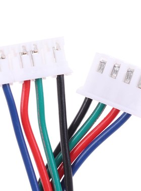5Pcs   3D Printer Parts Stepper Motor Cables 4pin To 6pin XH