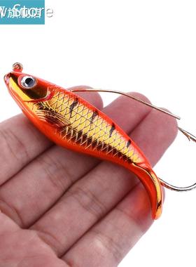 8cm/21g Alloy Bionic Crankbait Artificial Swimbait Topwater