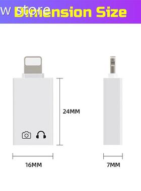 USB ype C Femle toLightTning Male OTG A1 dapter, for iaPhone