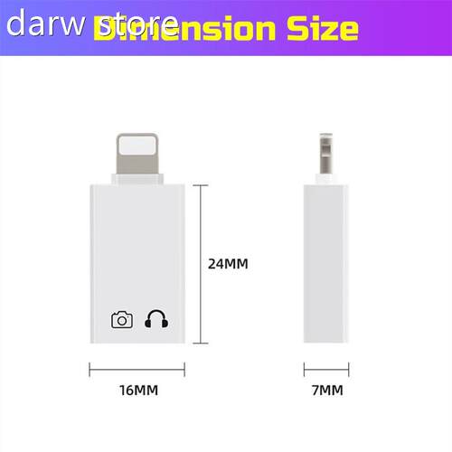 USB ype C Femle toLightTning Male OTG A1 dapter, for iaPhone
