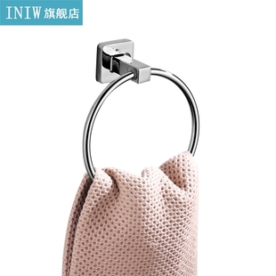 Stainless Steel Silver Towel Ring Hand Towel Holder Bathroom