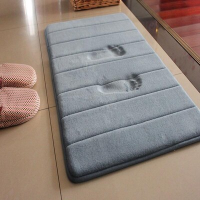 Bath Mat Bathroom Carpet Rug coral fleece Memory Foam Bathro