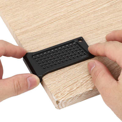 Metal Woodworking Measuring Tool Hole Ruler Carpentry Suppli
