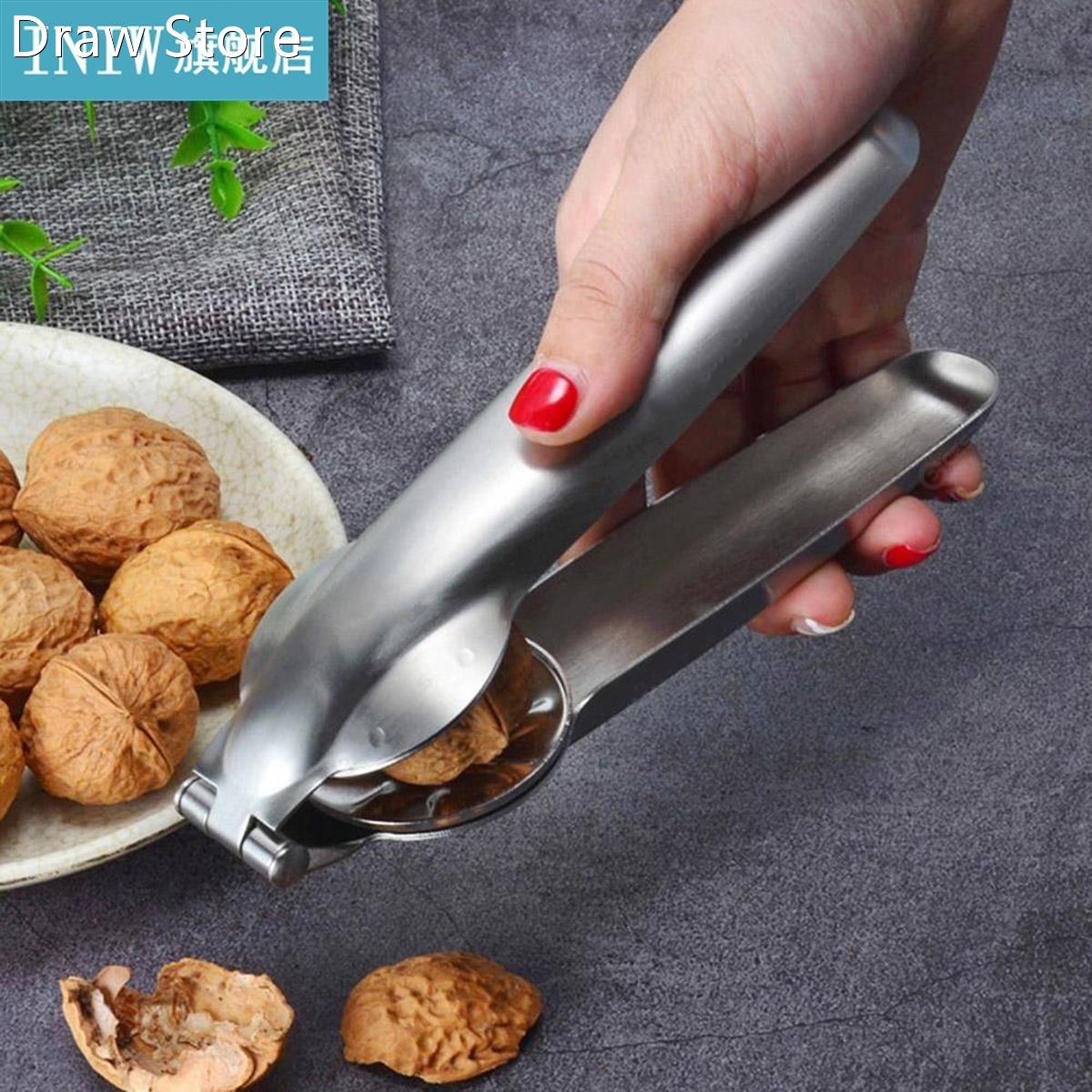 2-In-1 Nut Opener Metal Stainless Steel Quick Chestnut Clip