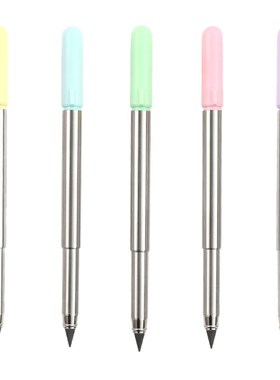 Pocket Scalable Metal Inkless Pencil with Pen Business Gift