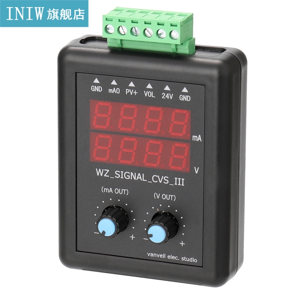 Adjustable 4-20ma Signal Generator 24V Current Voltage Trans