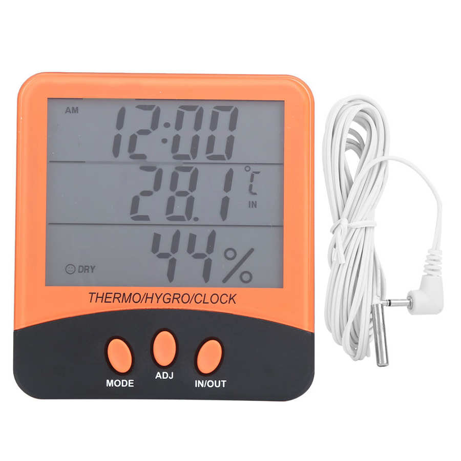 Indoor Outdoor Temperature Humidity Meter Tester Thermo Hygr