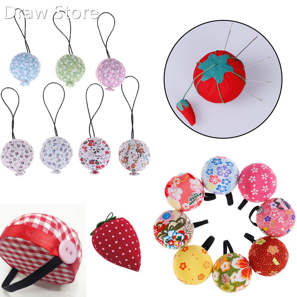 1Pc Red Tomatoes Strawberry Ball Shaped DIY Craft Needle Pin