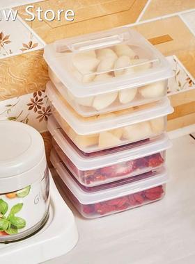Cheese Slice Storage Container Box Refrigerator Onion Ginger